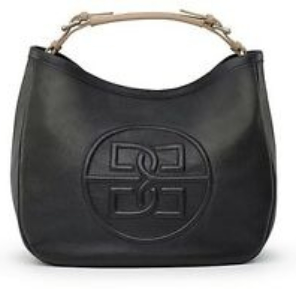 Genuine Leather René Noir Motif Bag by Bolvaint